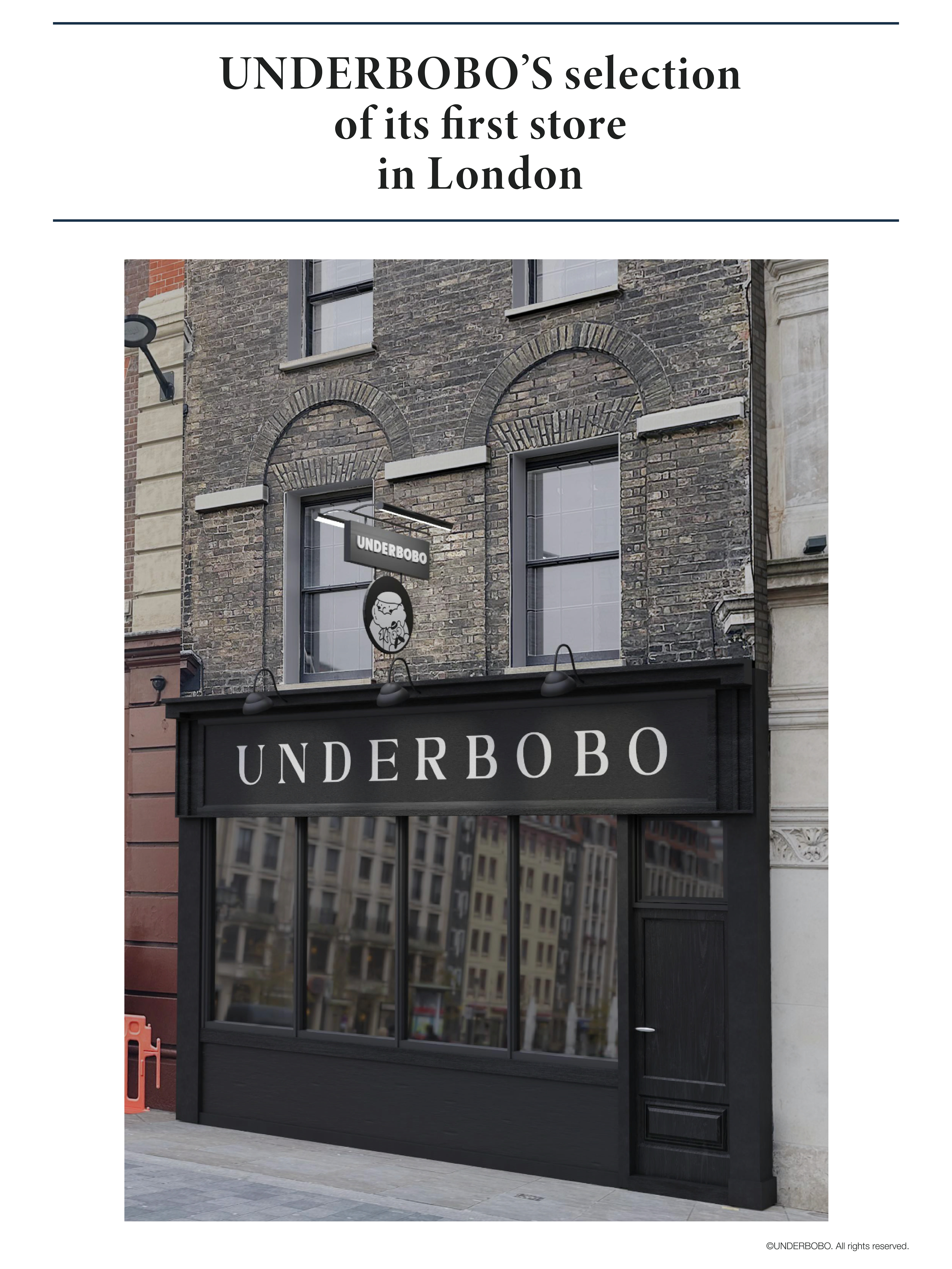 UNDERBOBO London store hoarding installation image 4